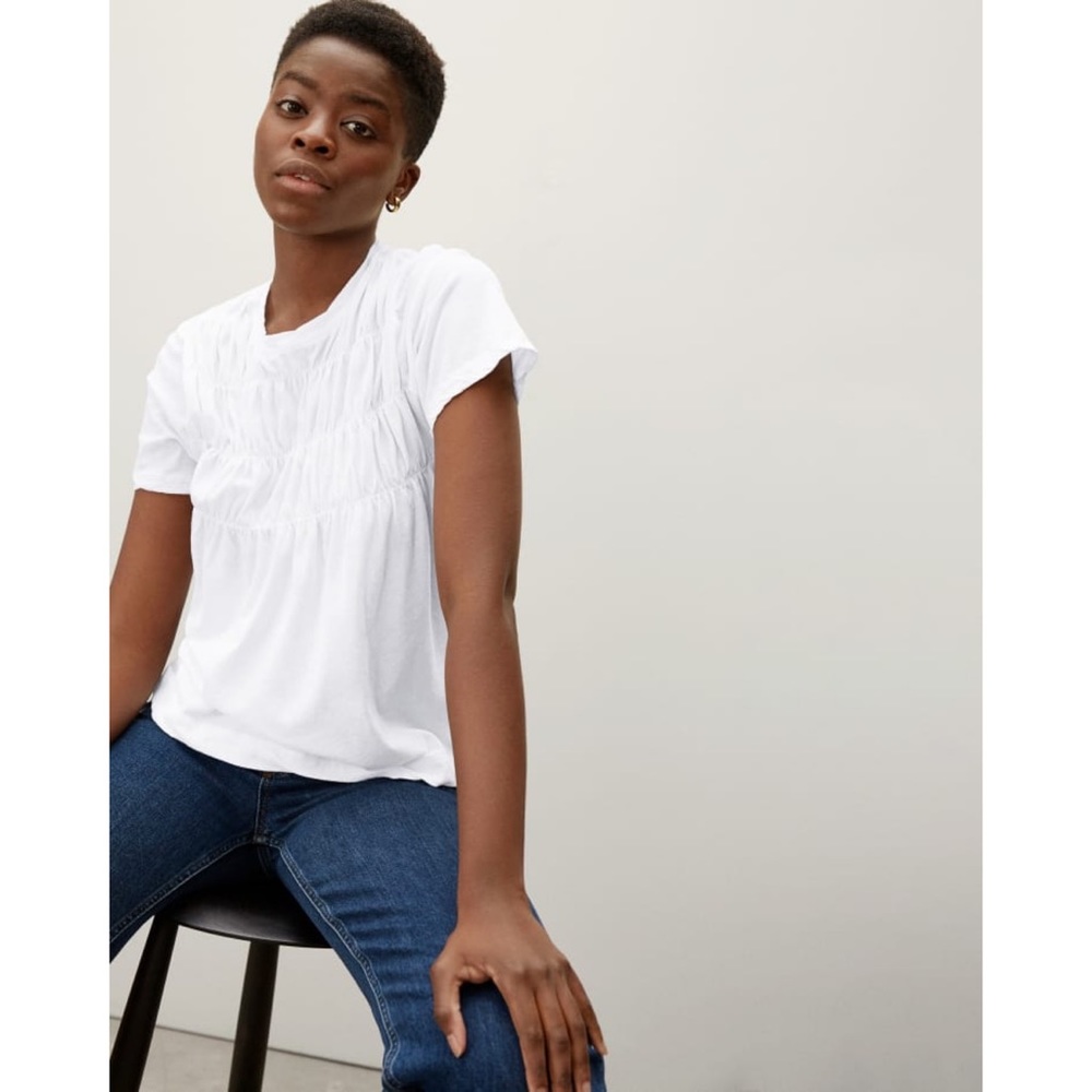 Everlane The Smock Tee White Small